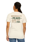 Individuality peaks when you set it free