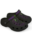 Midnight Glow, Kid's EVA Foam Clogs (AOP)