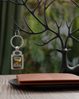 Knowing when to speed up, knowing when to slow down,Rectangle Photo Keyring