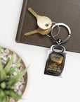 Knowing when to speed up, knowing when to slow down,Rectangle Photo Keyring
