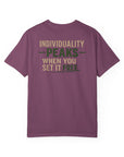 Individuality peaks when you set it free