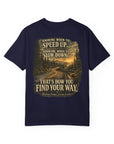 Knowing when to speed up and when to slow down, that’s how you find your way
