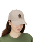 Complicated creature badge hat