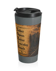 Stainless Steel Travel Mug Sobriety