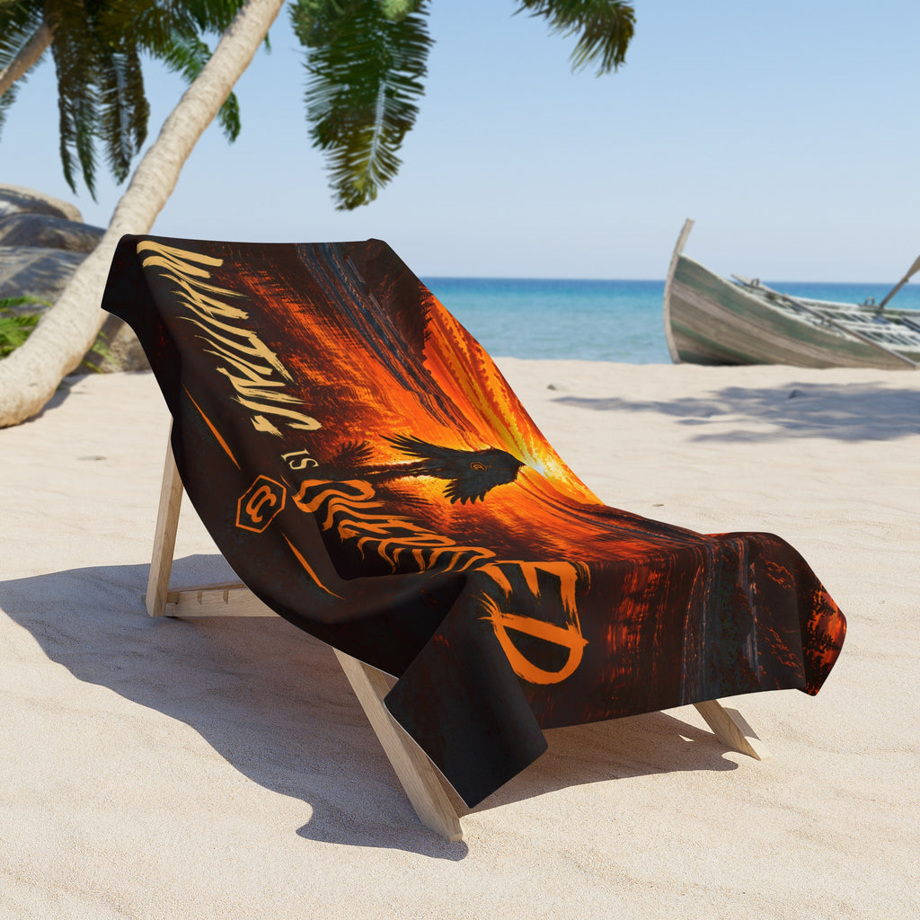 Beach Towel waiting is overrated
