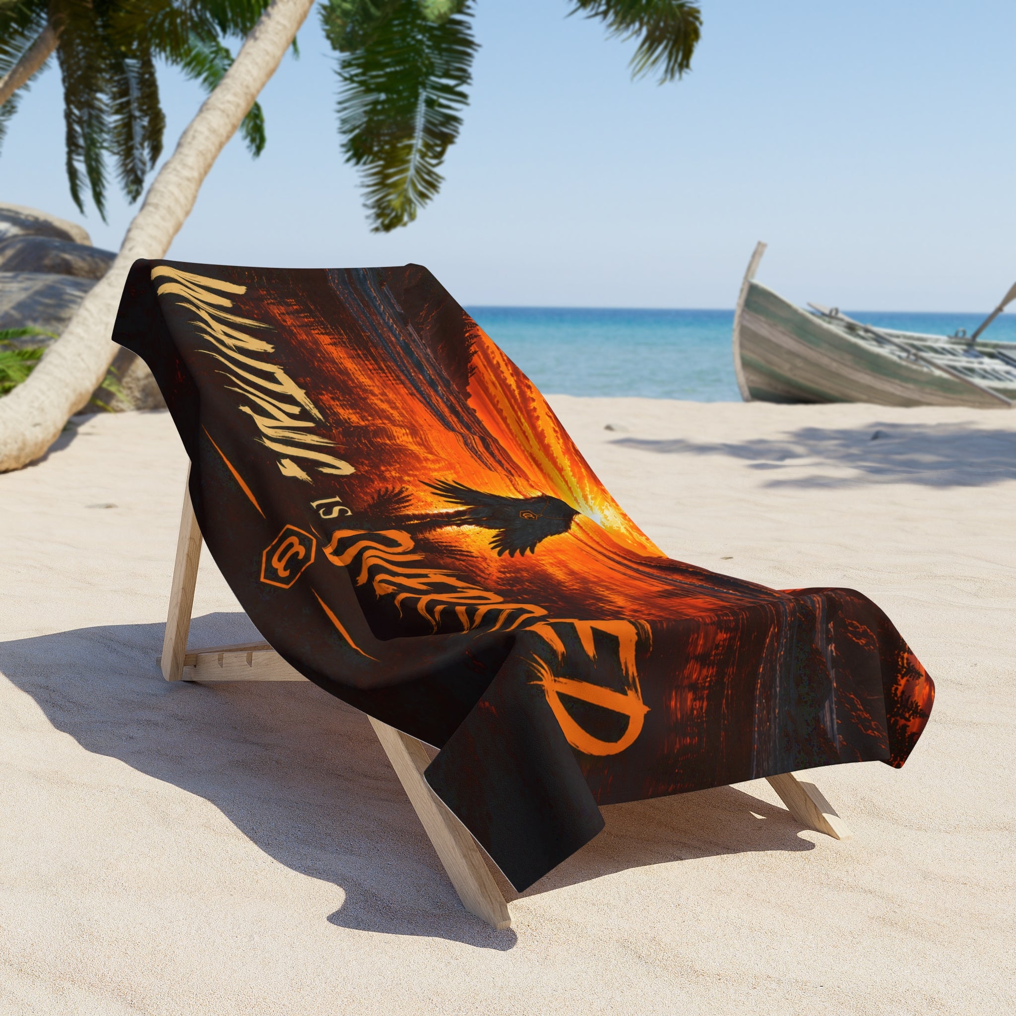 Beach Towel waiting is overrated