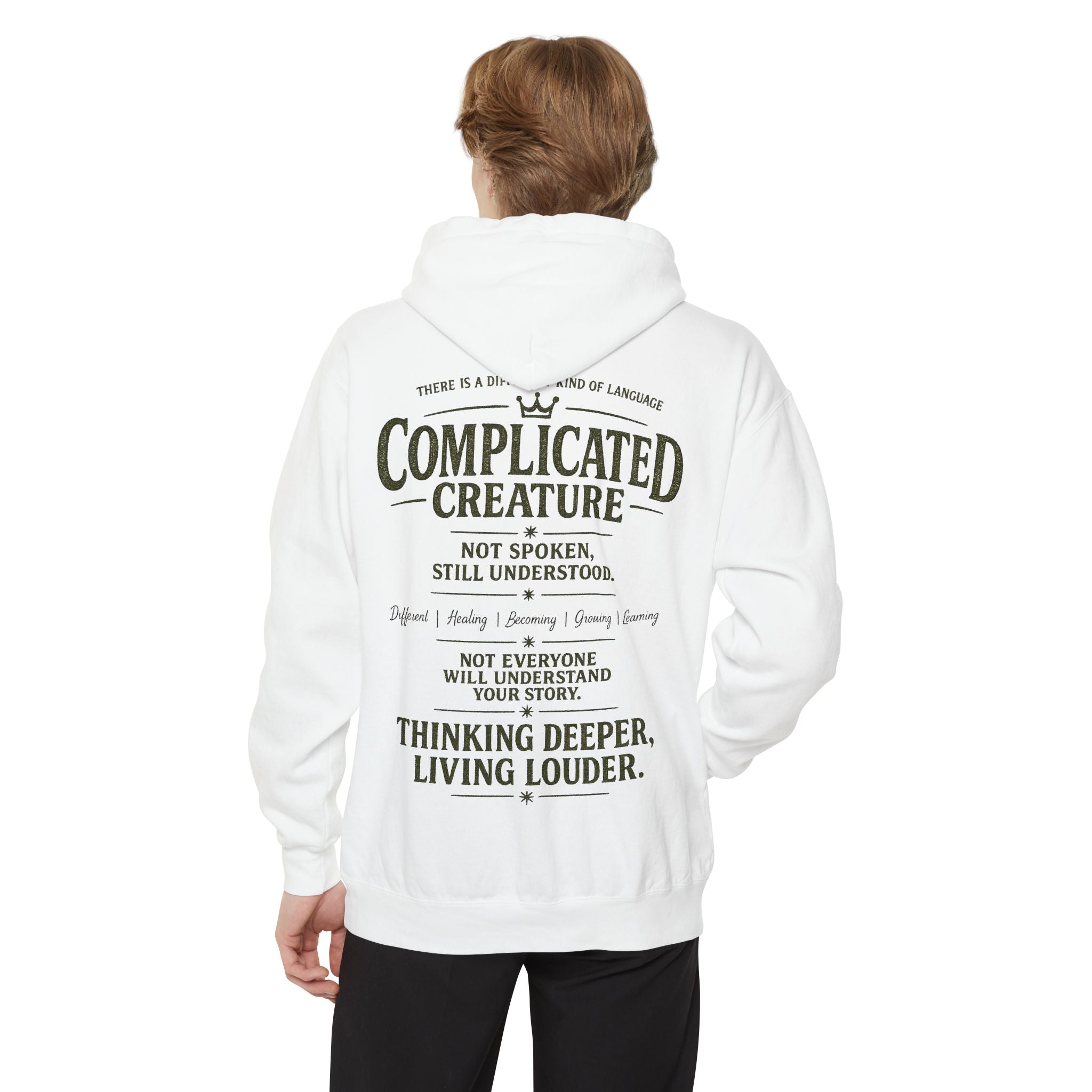 Unspoken language hoodie