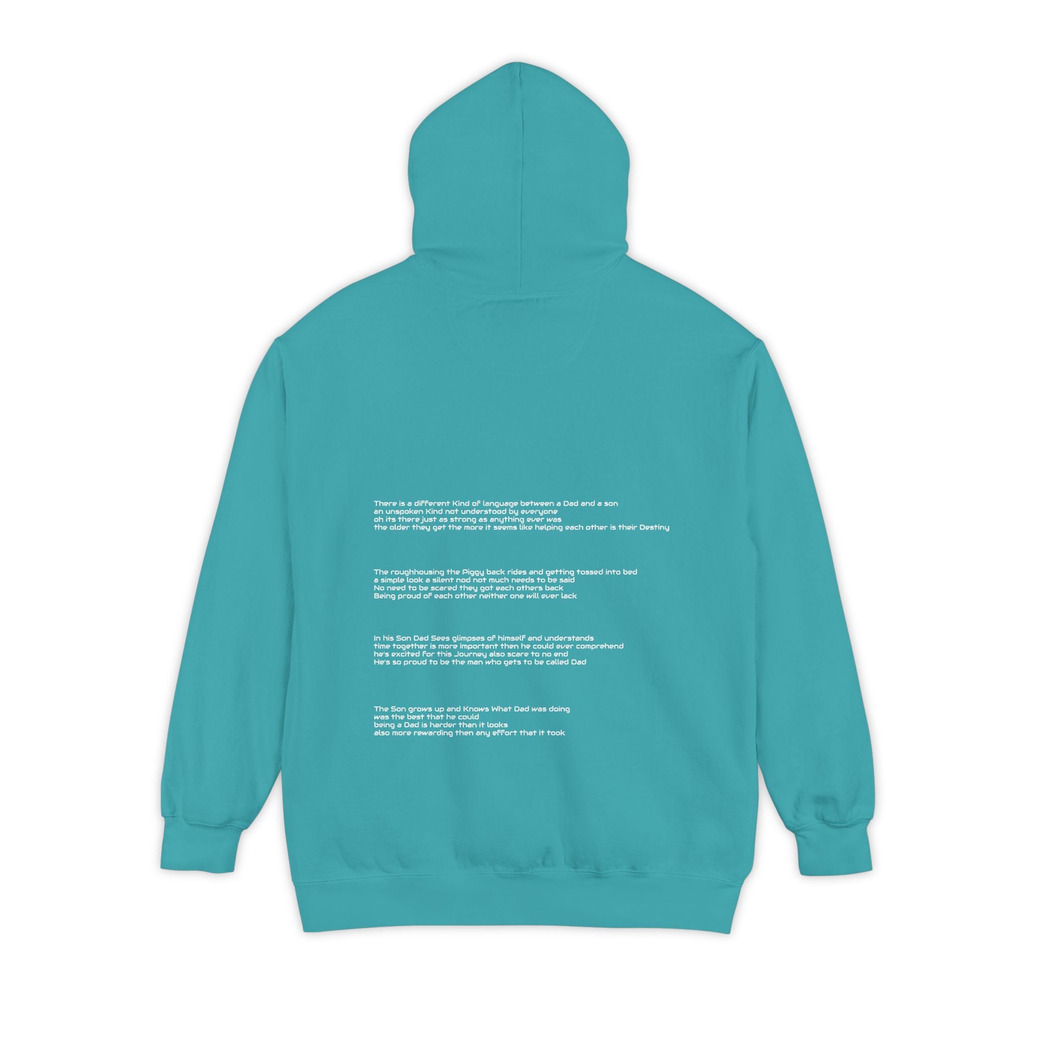 Dad and Son hoodie poem