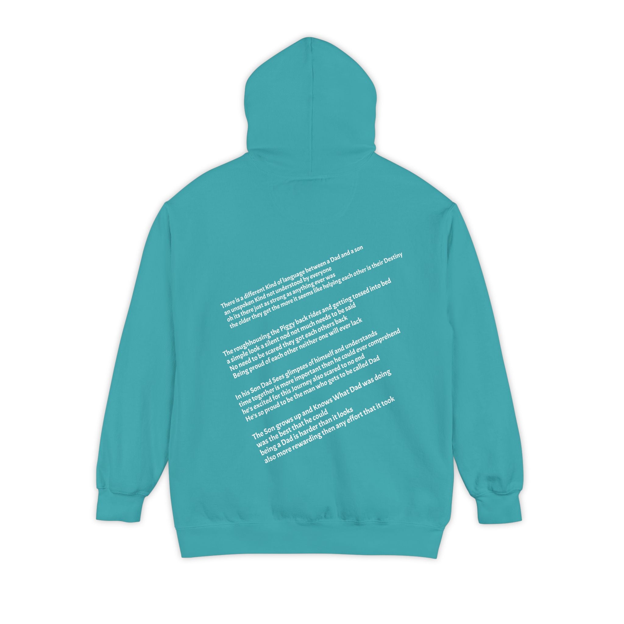 Dad and Son hoodie poem