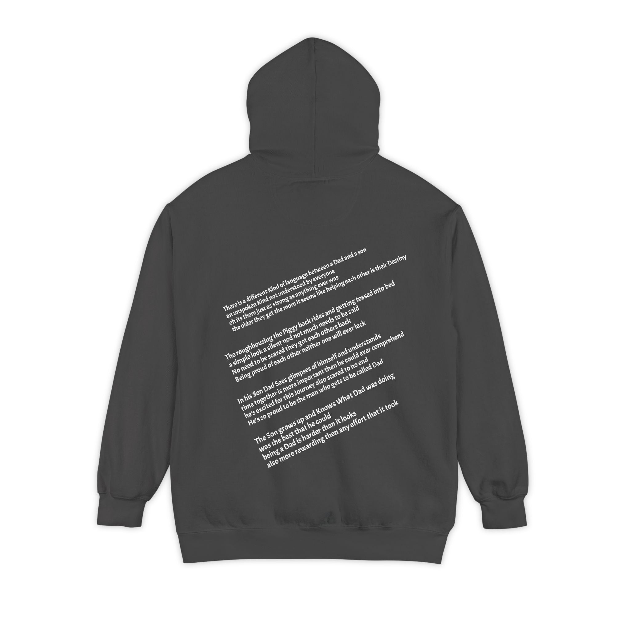 Dad and Son hoodie poem