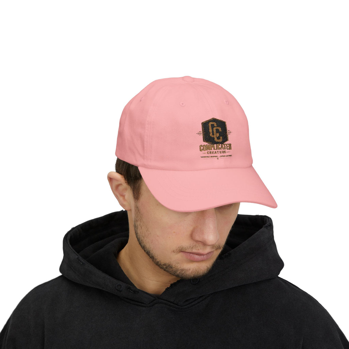 Complicated creature badge hat