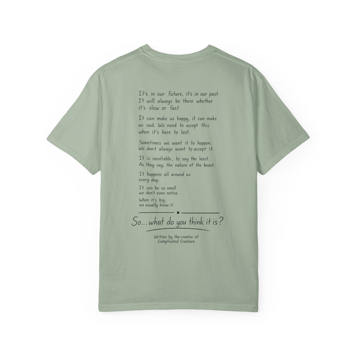Riddle by complicated creature