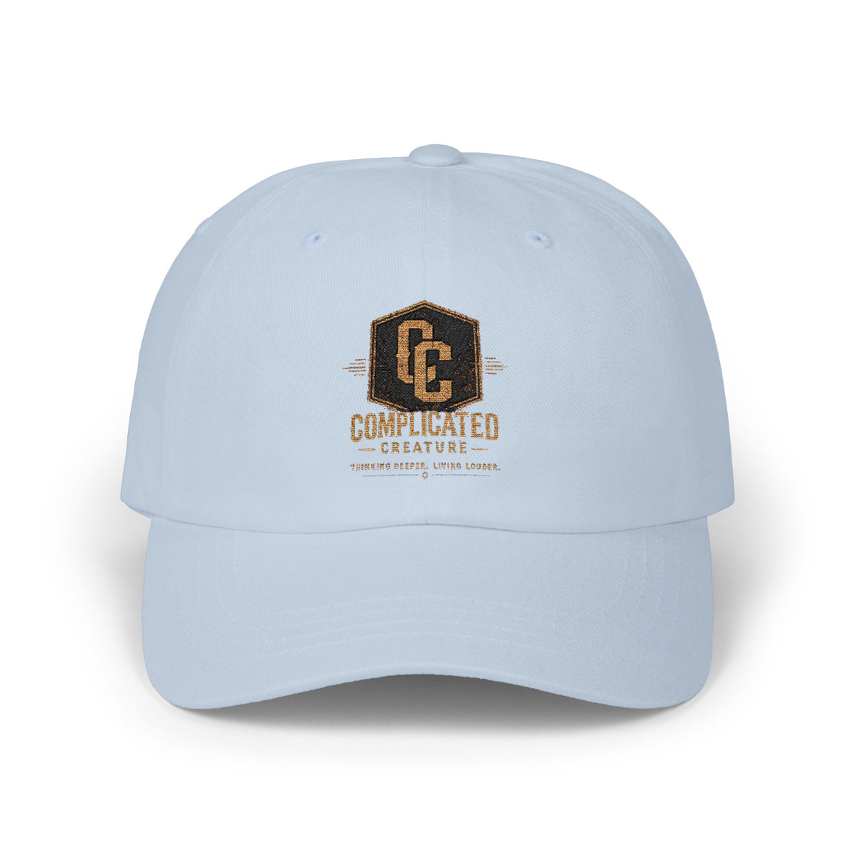 Complicated creature badge hat