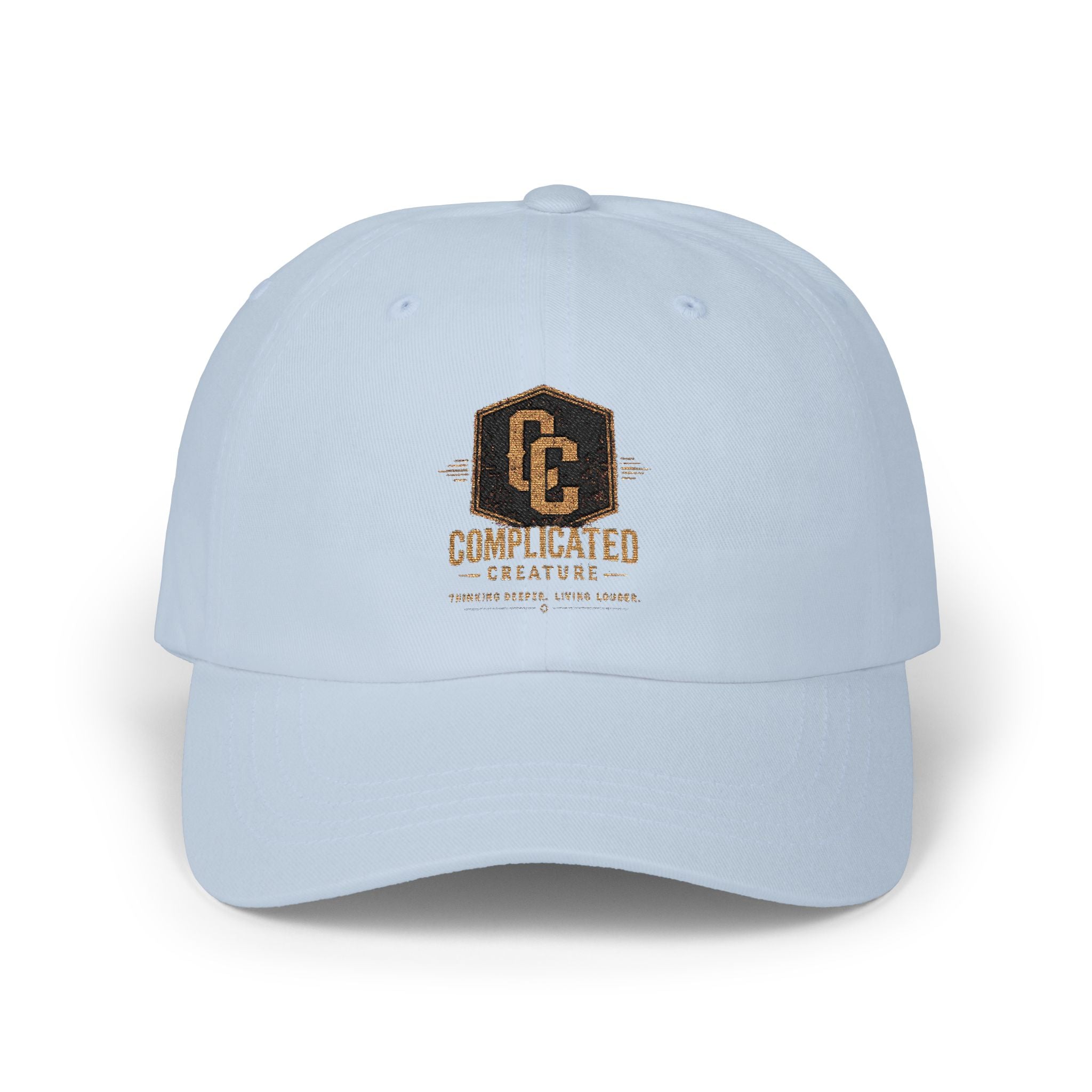 Complicated creature badge hat
