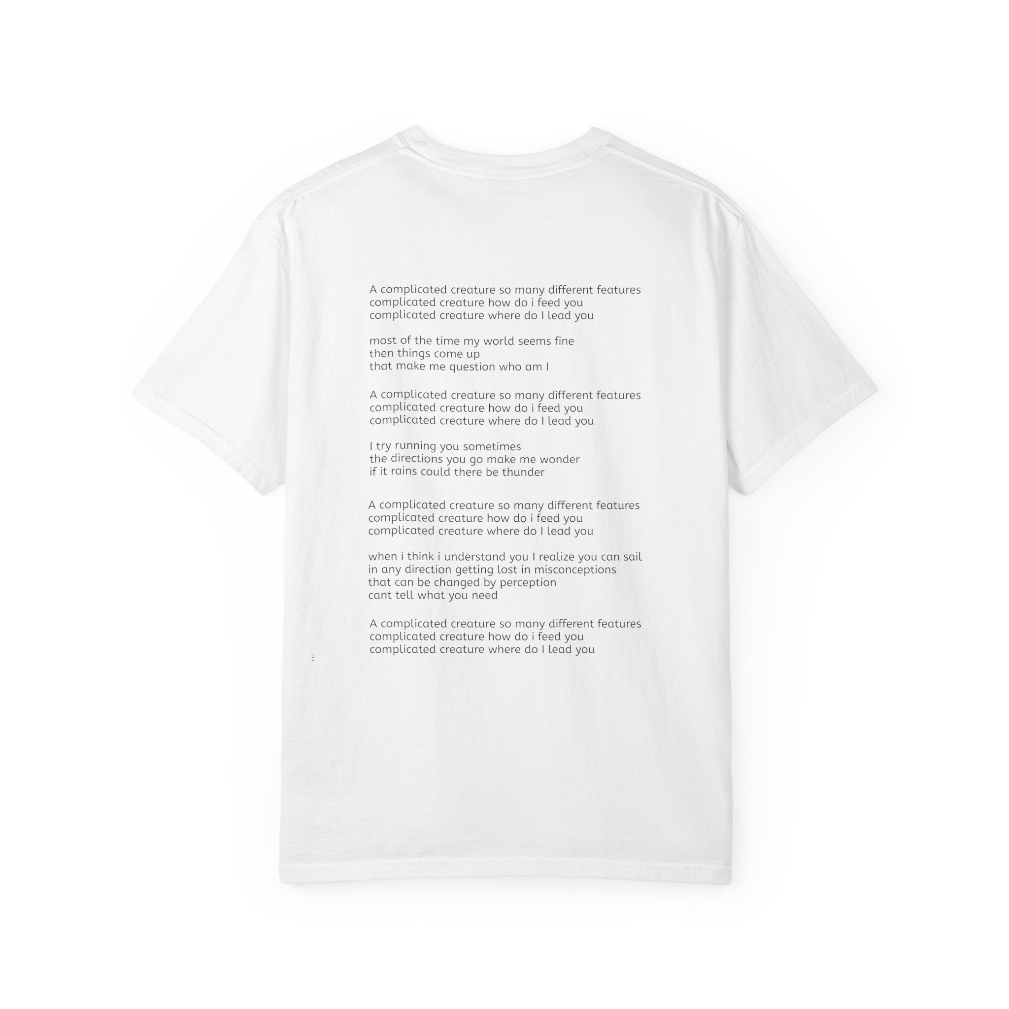 Back has poem