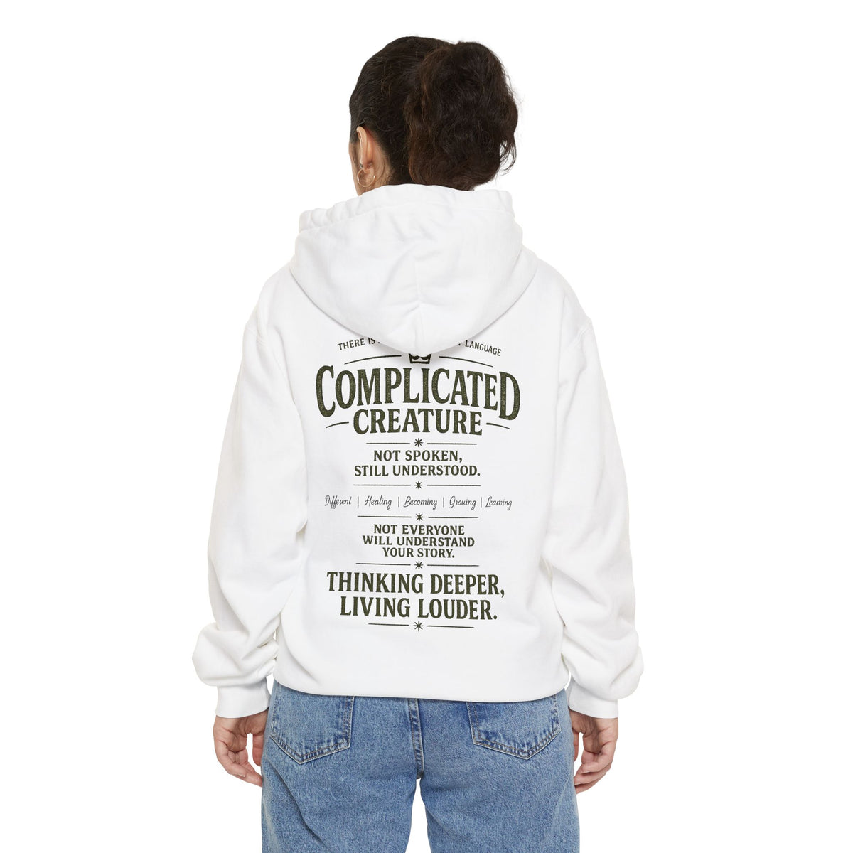 Unspoken language hoodie