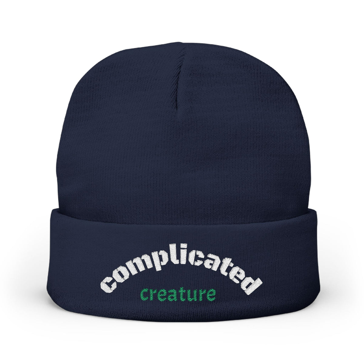 Knit Beanie (Embroidery)