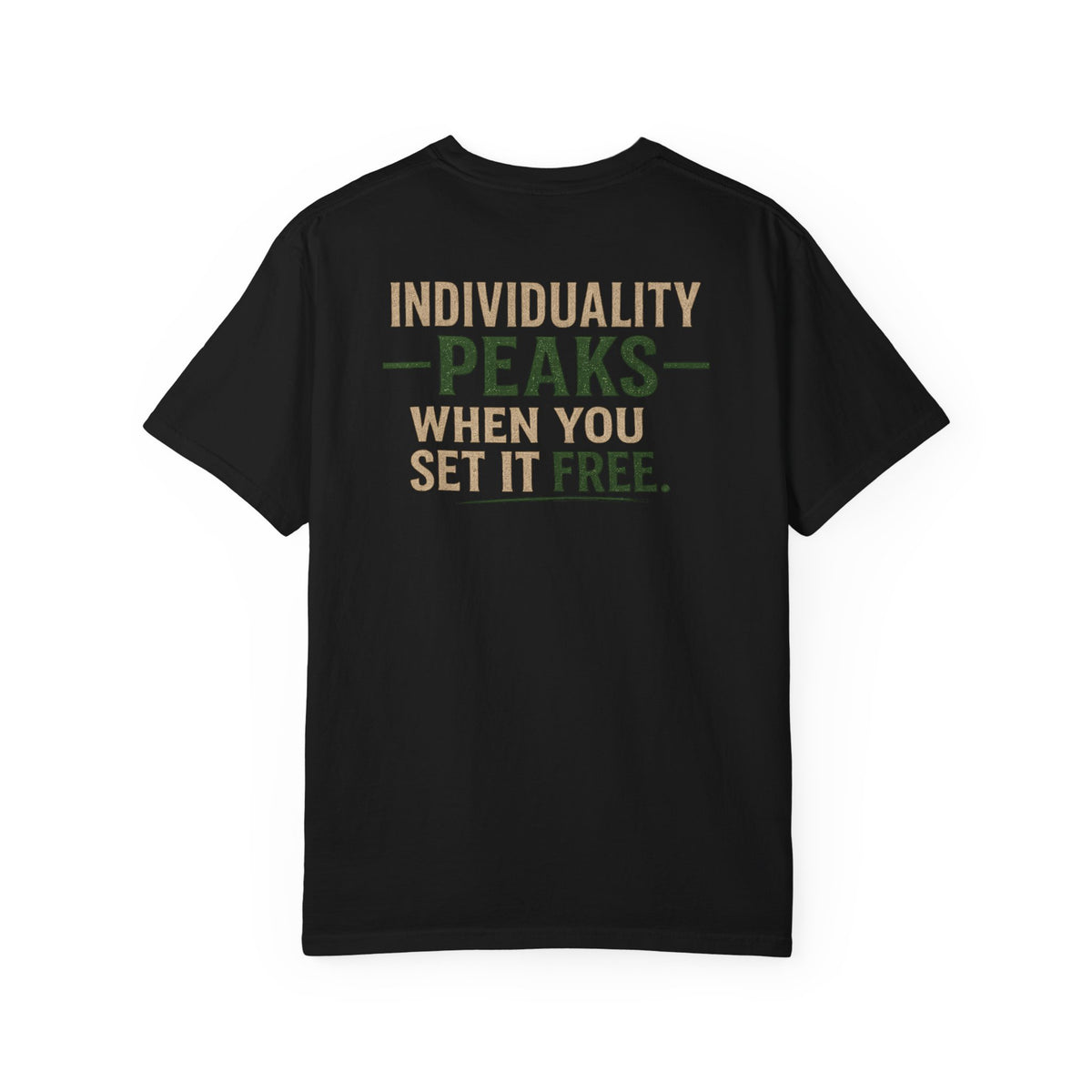 Individuality peaks when you set it free