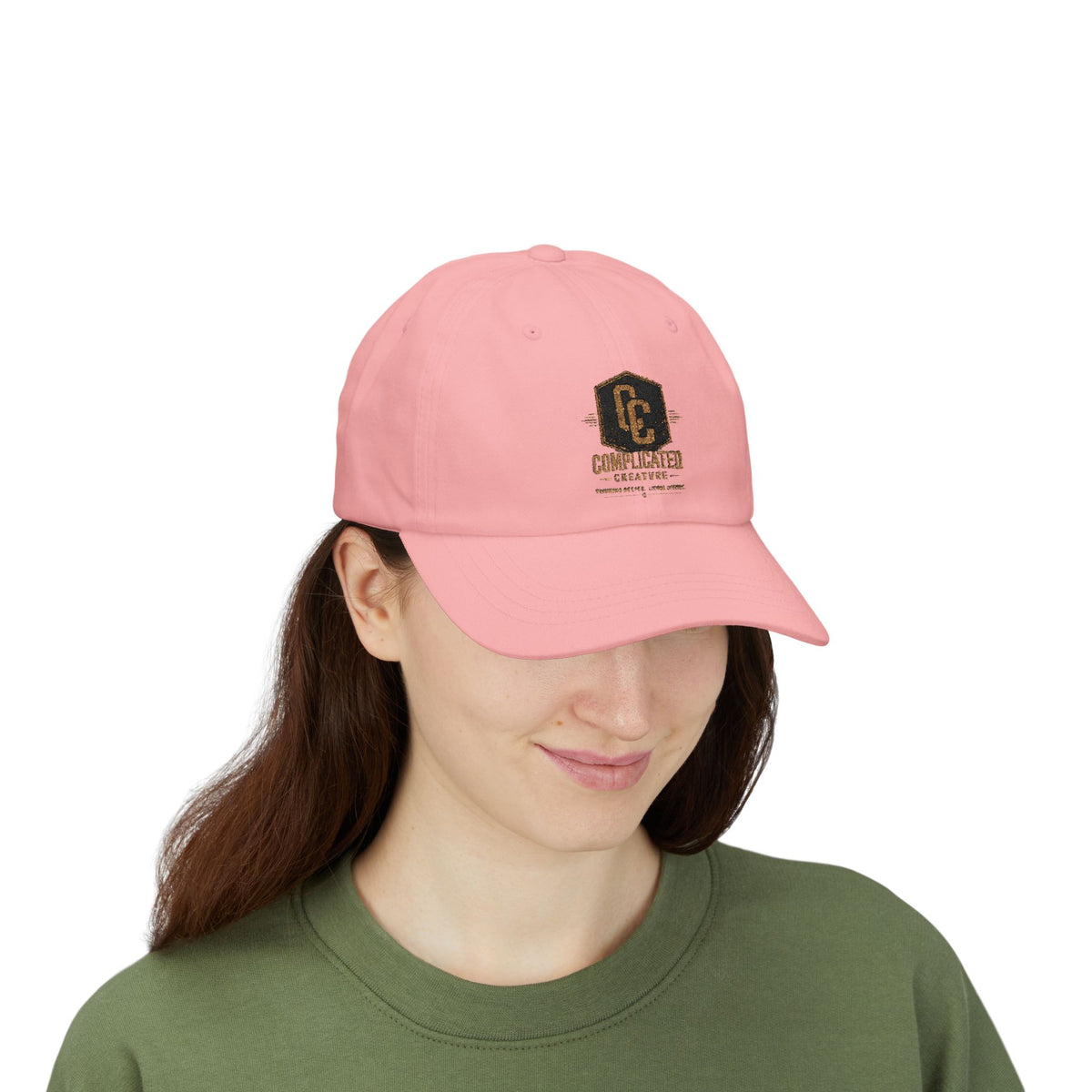 Complicated creature badge hat