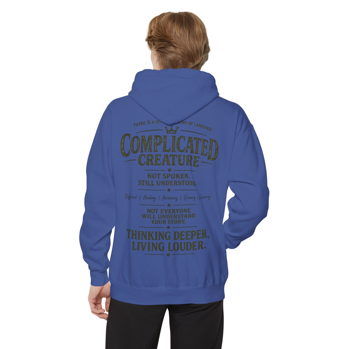Unspoken language hoodie