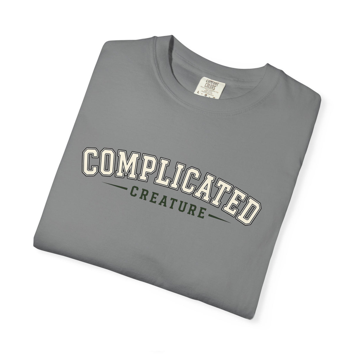 It's Complicated Creature™ | Garment-Dyed Graphic Tee | Comfort Colors 1717