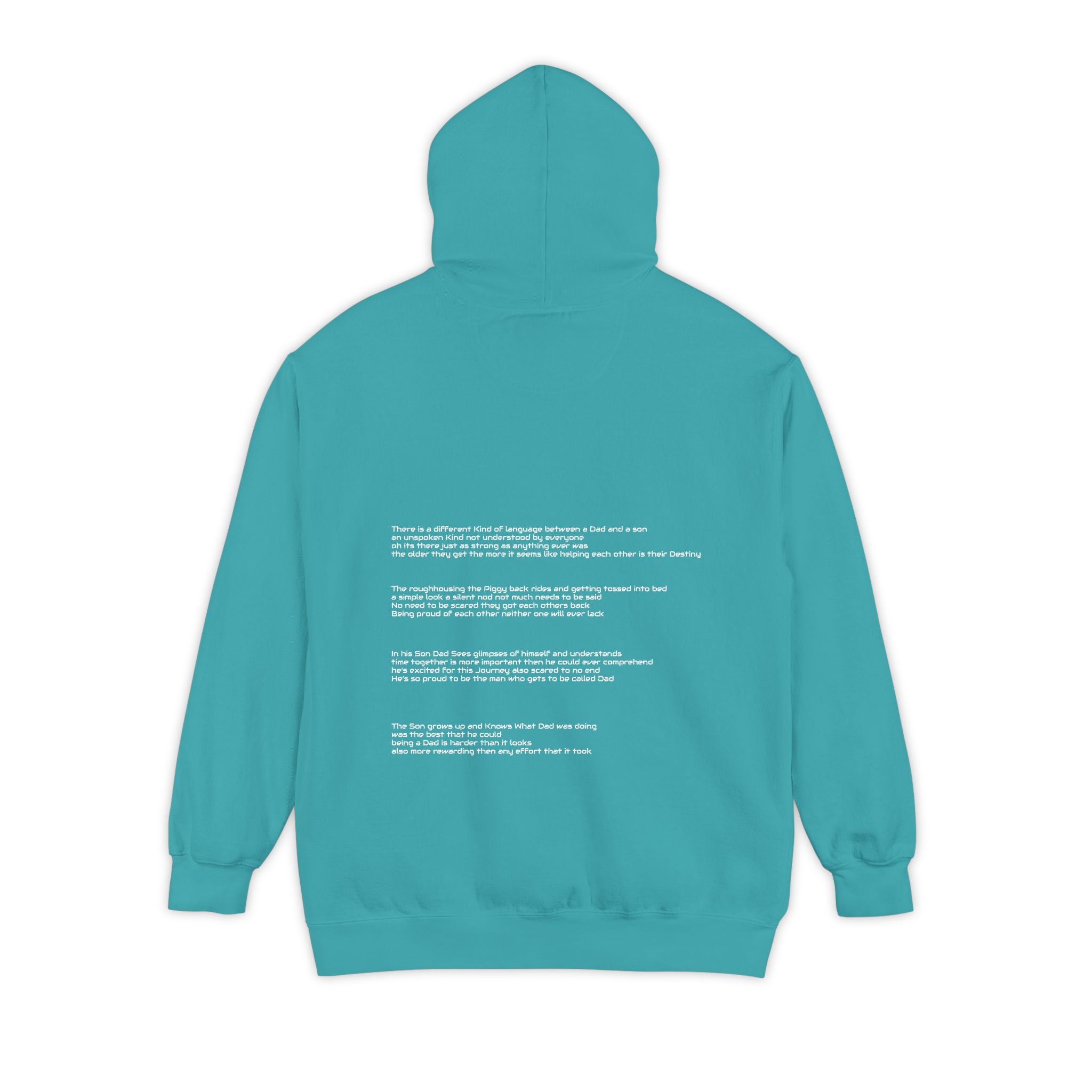 Dad and Son hoodie poem