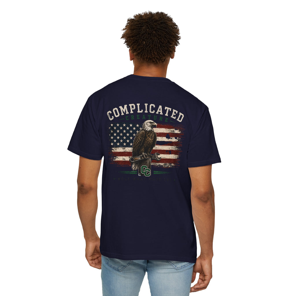 American Flag and eagle CC