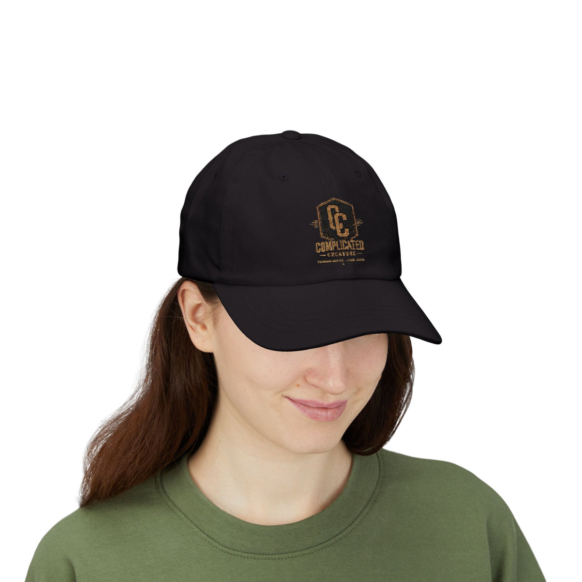 Complicated creature badge hat