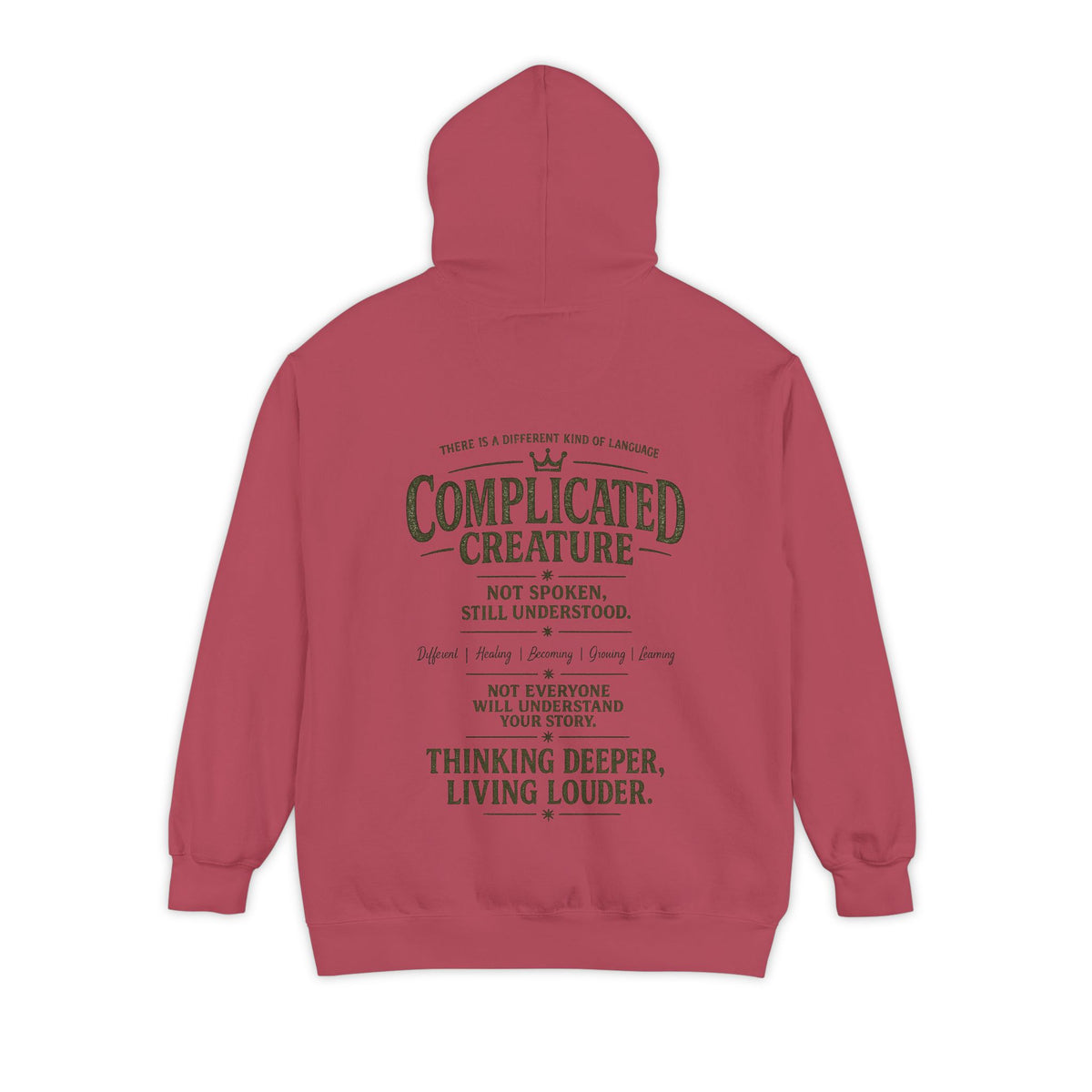Unspoken language hoodie