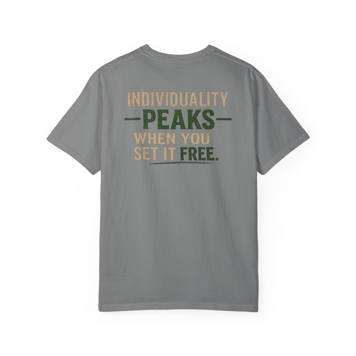 Individuality peaks when you set it free