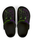 Midnight Glow, Kid's EVA Foam Clogs (AOP)