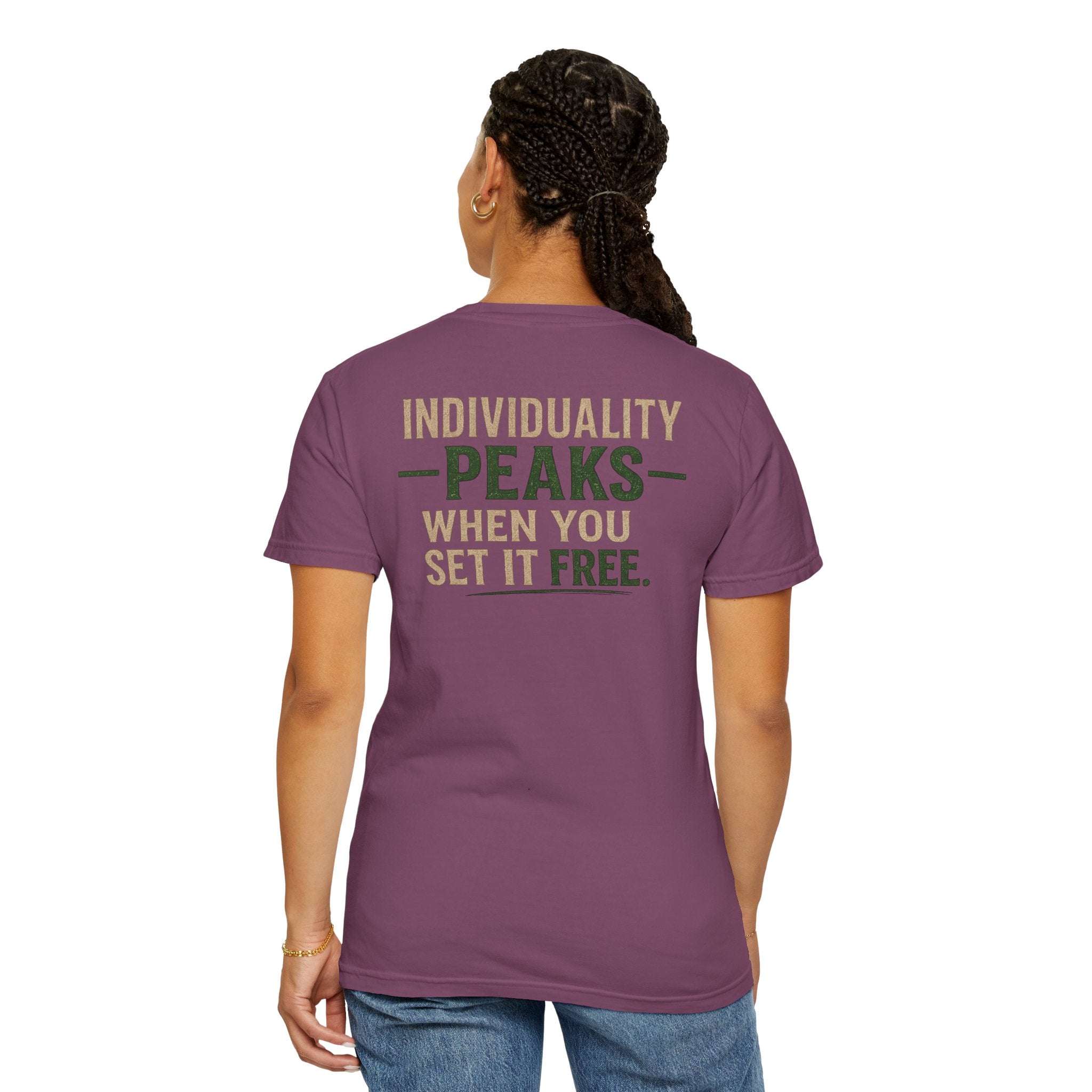 Individuality peaks when you set it free