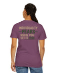 Individuality peaks when you set it free
