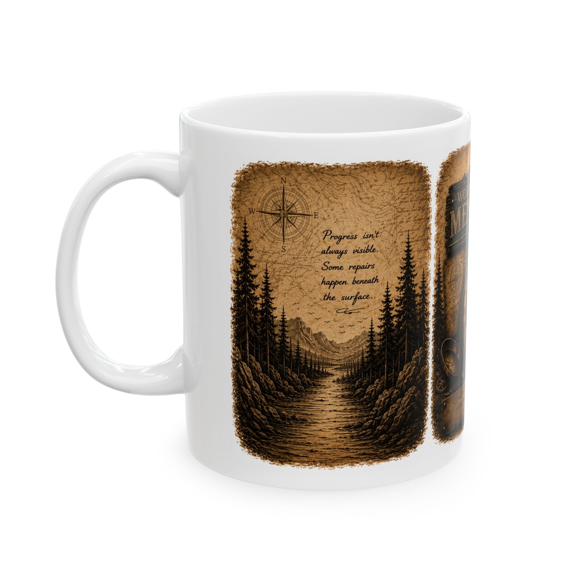 Coffee mug scenic and inspired