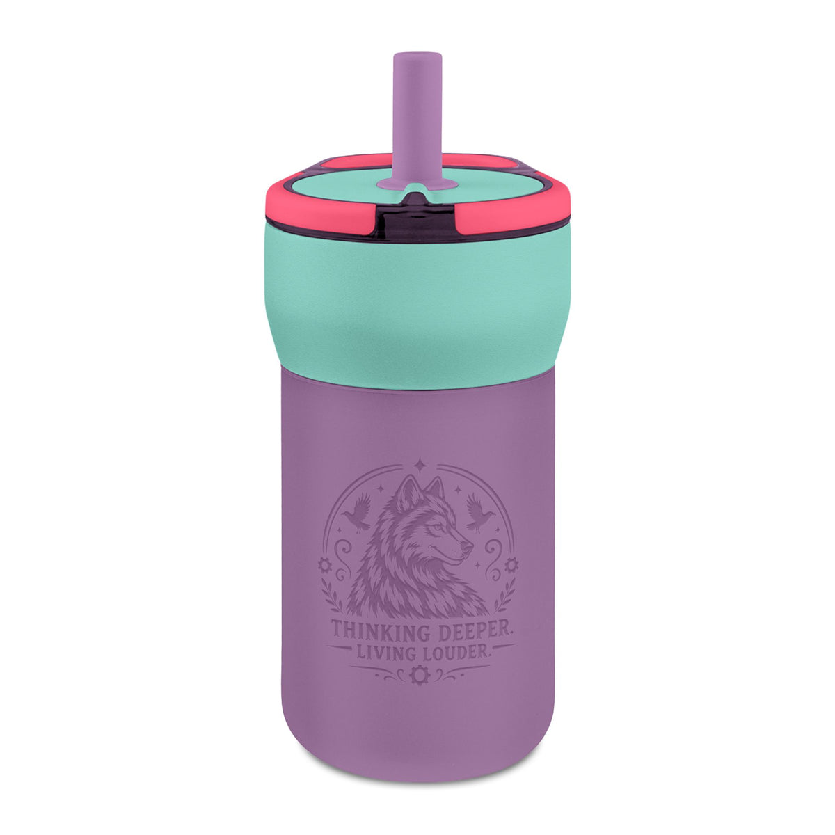 Kids' Leakproof Straw Tumbler, 12oz (Engraving)