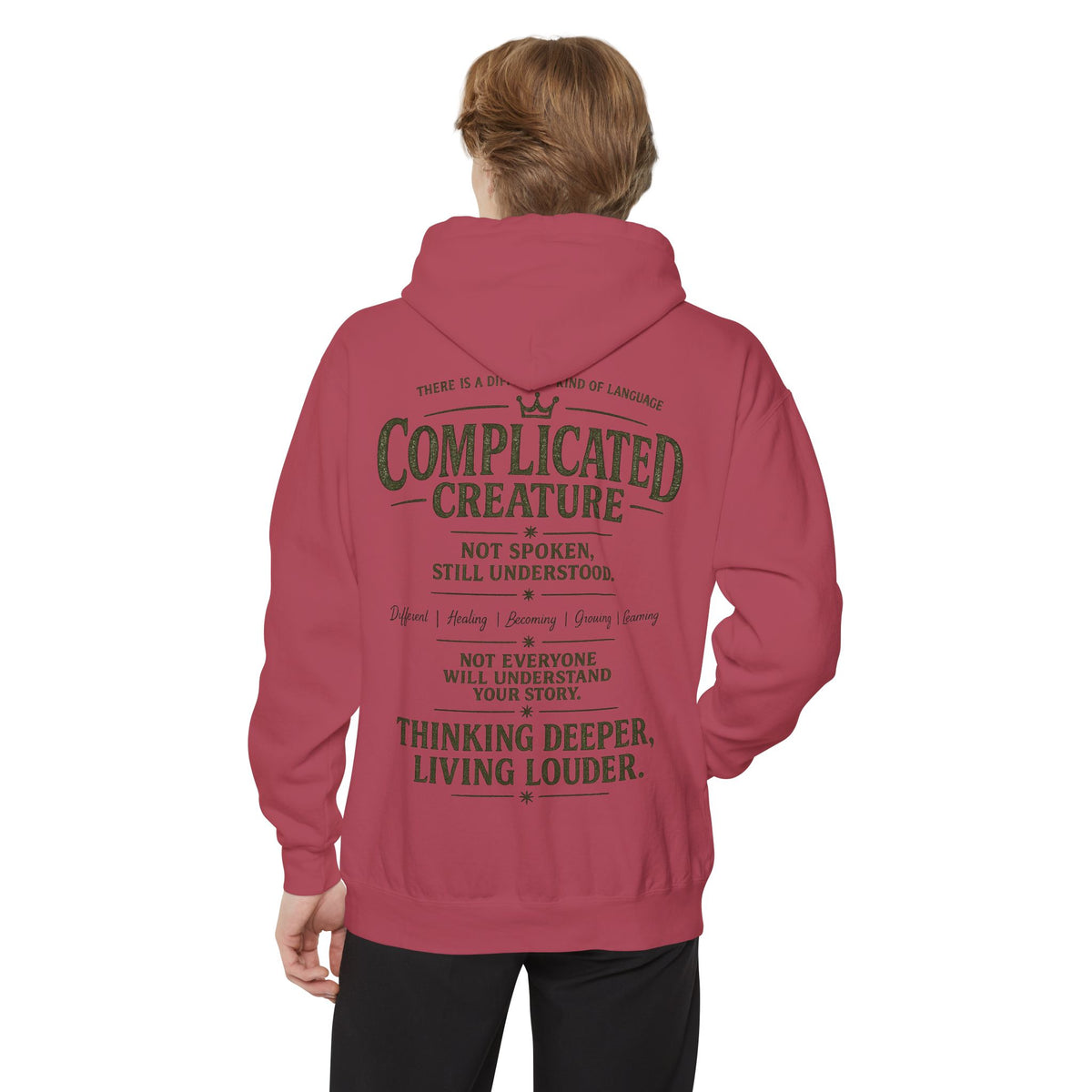 Unspoken language hoodie