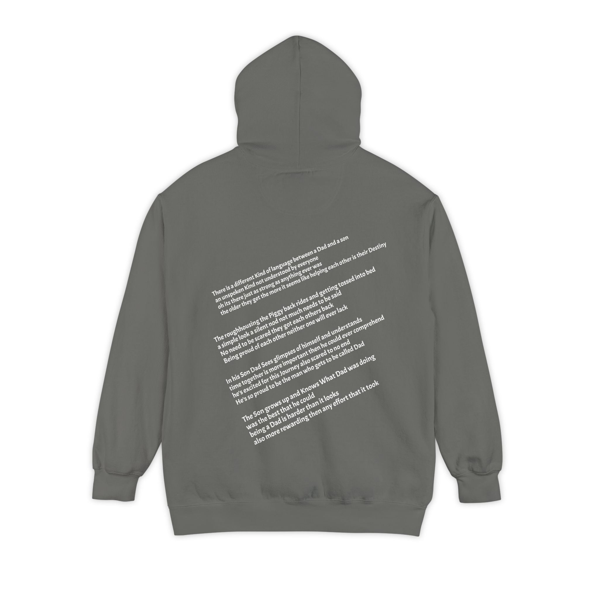 Dad and Son hoodie poem