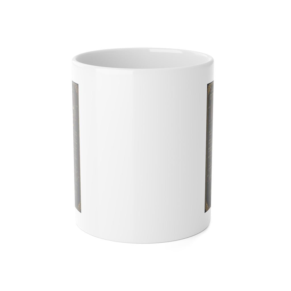 Build by experience, White Ceramic Mug, 11oz