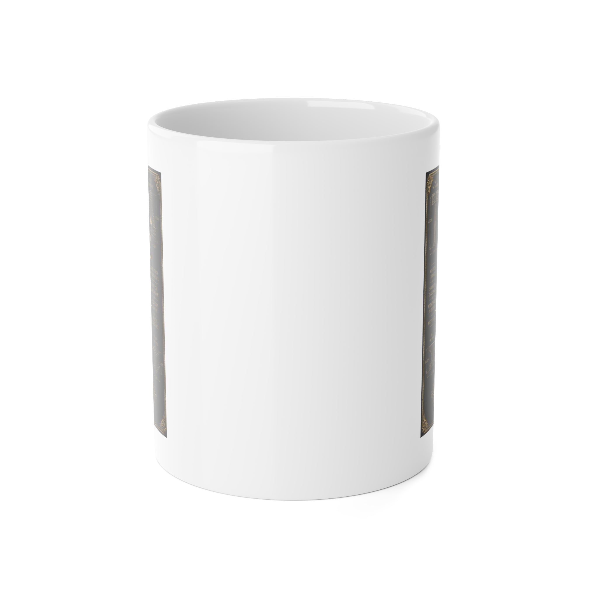 Build by experience, White Ceramic Mug, 11oz