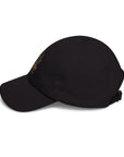 Complicated creature badge hat