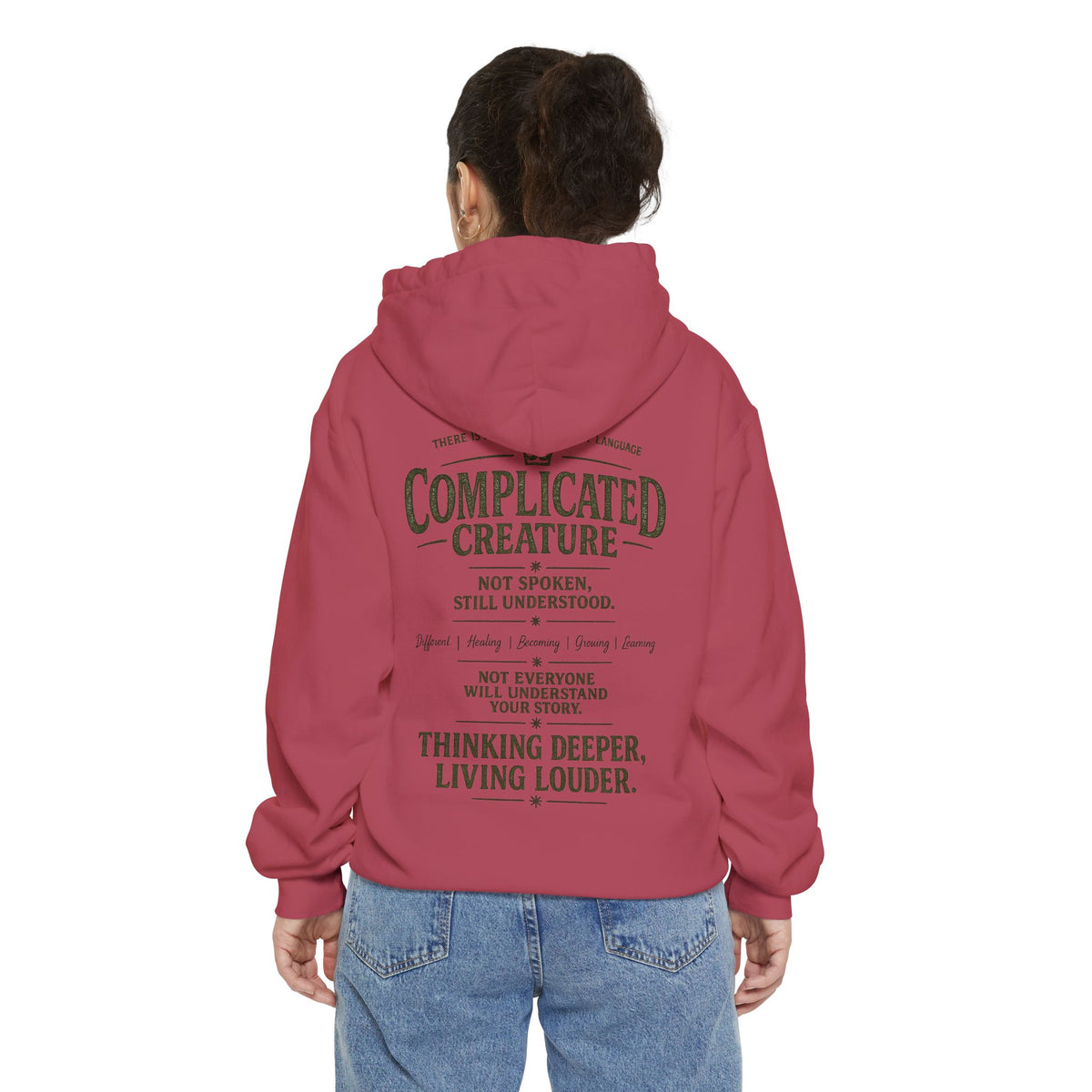 Unspoken language hoodie