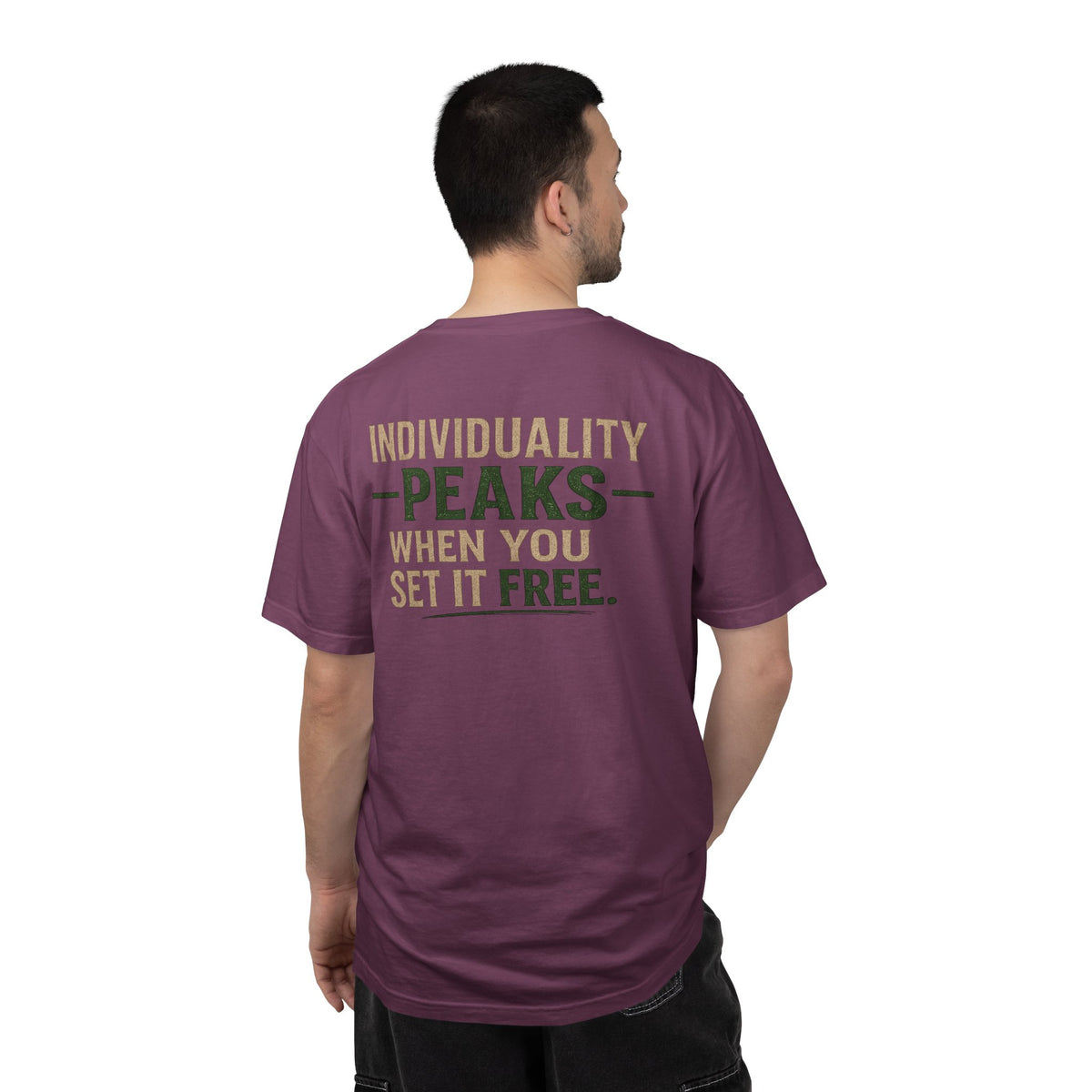 Individuality peaks when you set it free