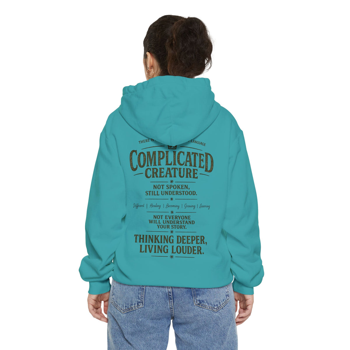 Unspoken language hoodie