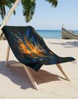 Beach Towel the reflection isn’t the whole story