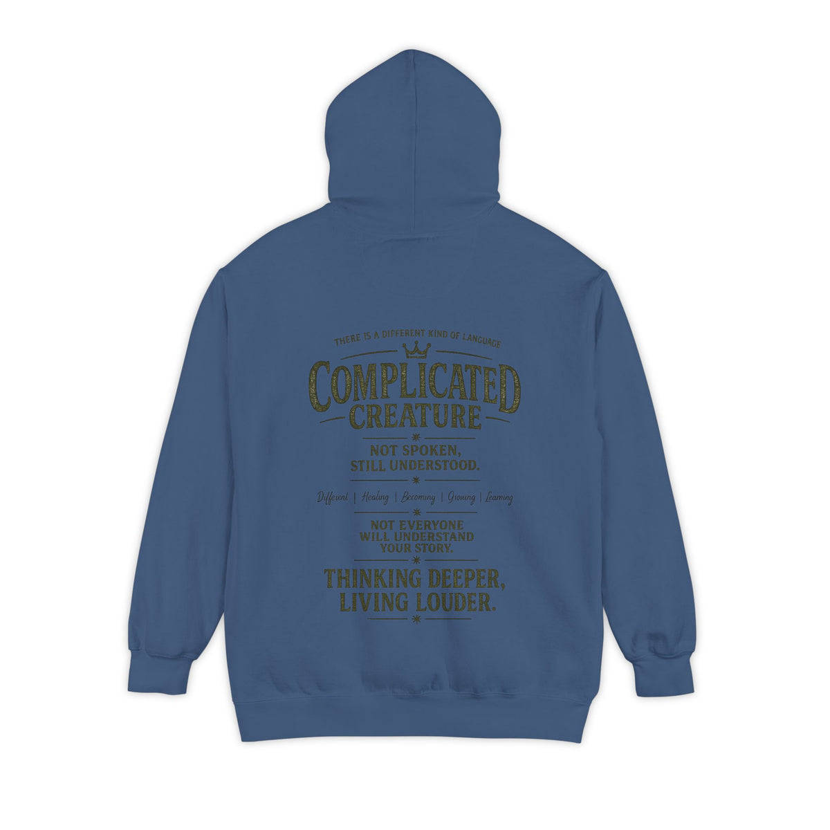Unspoken language hoodie