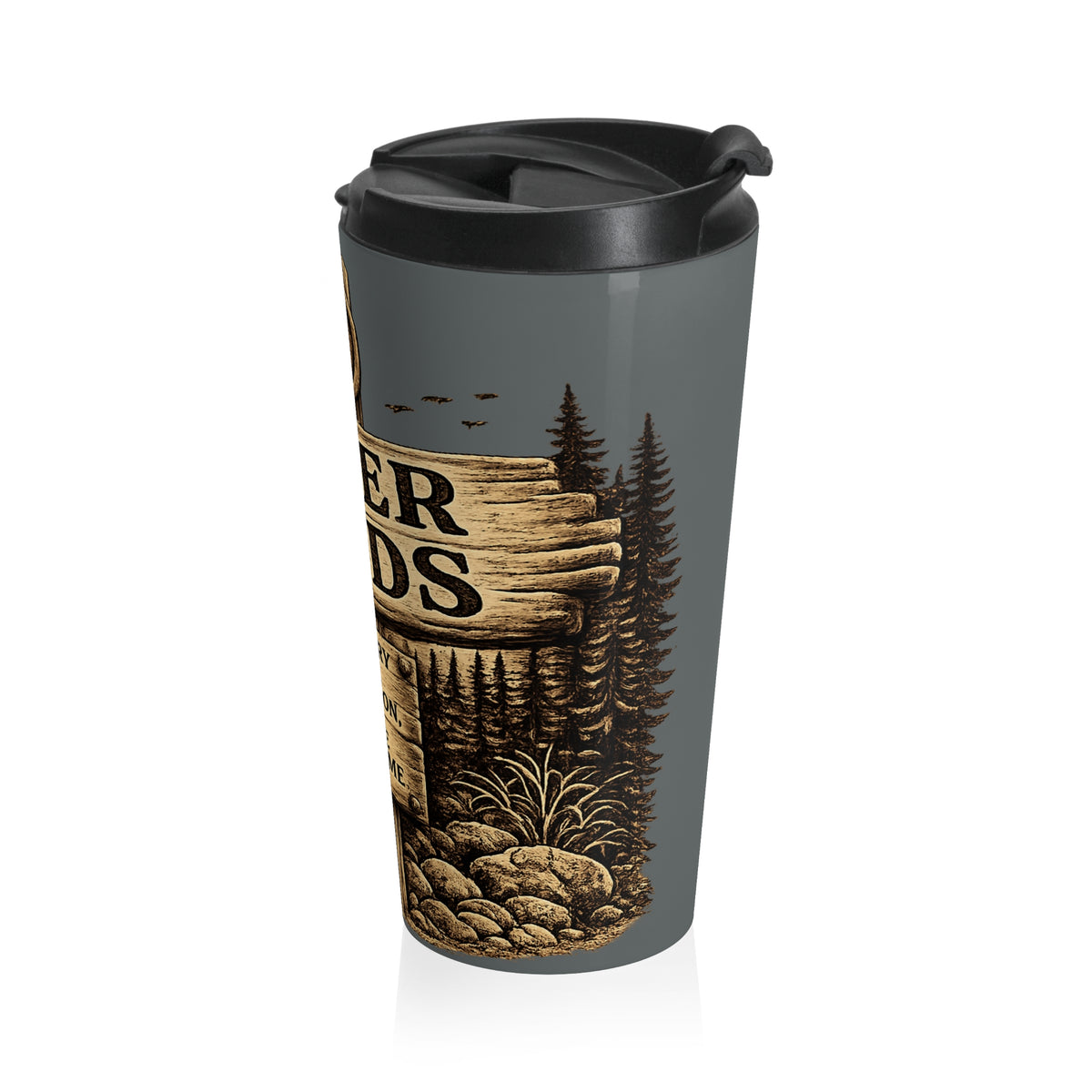 Stainless Steel Sober Roads mug