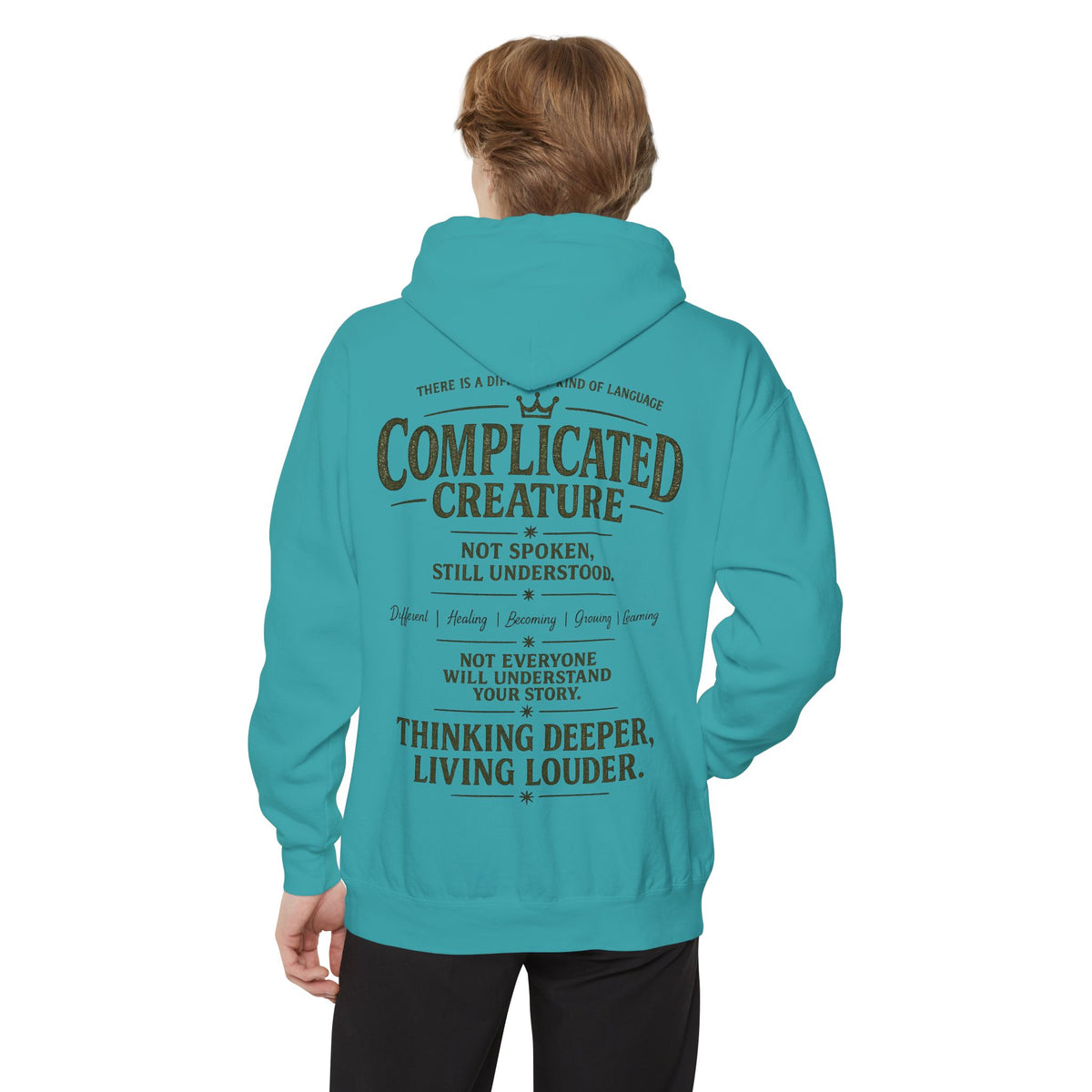 Unspoken language hoodie