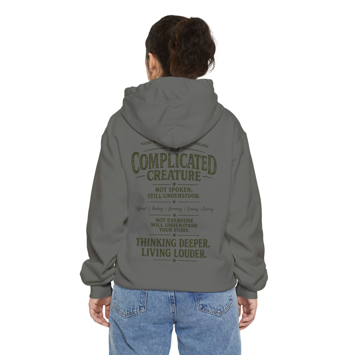 Unspoken language hoodie