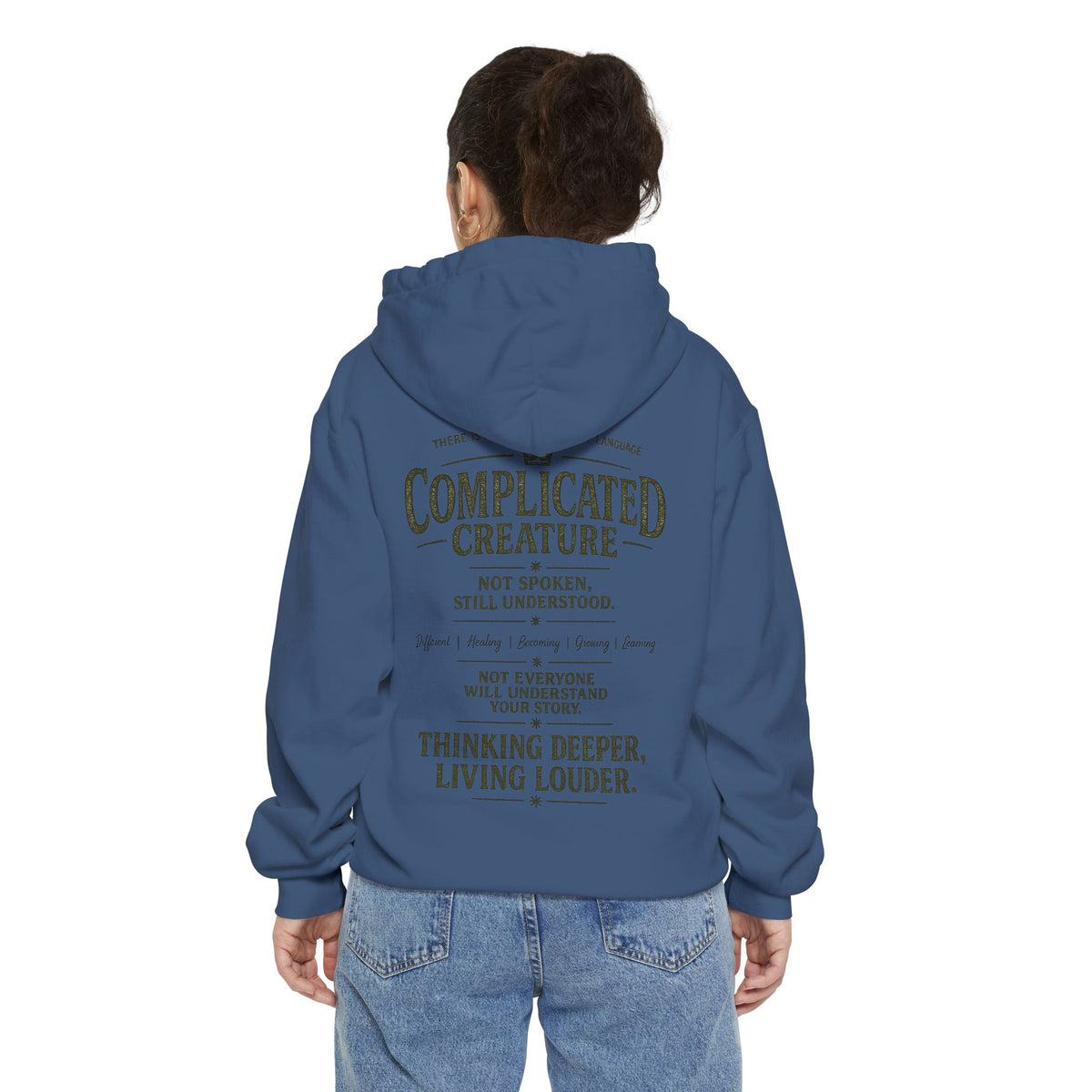 Unspoken language hoodie