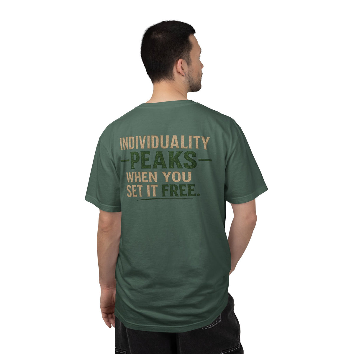 Individuality peaks when you set it free